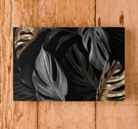 Canvas schilderij planten Elegante tropische bladeren