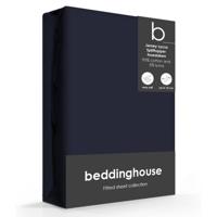 Beddinghouse Splittopper Hoeslaken Jersey-Lycra Indigo-160 x 200/220 cm
