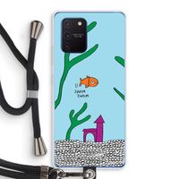 Aquarium: Samsung Galaxy Note 10 Lite Transparant Hoesje met koord Aquarium: Samsung Galaxy Note 10 Lite Transparant Hoesje met koord
