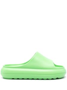 MSGM claquettes à logo embossé 45 mm - Vert