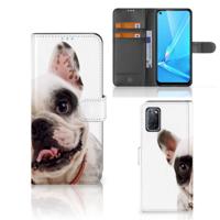 OPPO A72 | OPPO A52 | Telefoonhoesje | Met pasjeshouder | Franse Bulldog
