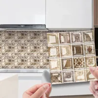 DecoMosaic 10-delige Set 3D Mozaïek Tegelstickers