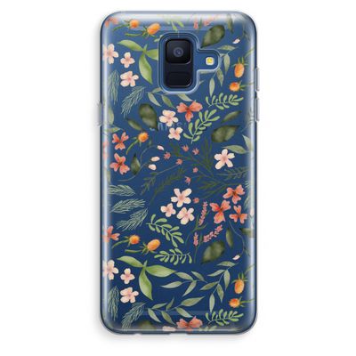 Sweet little flowers: Samsung Galaxy A6 (2018) Transparant Hoesje