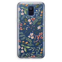 Sweet little flowers: Samsung Galaxy A6 (2018) Transparant Hoesje