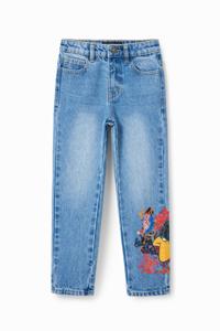 Rechte jeans met Looney Tunes - BLUE - 13/14