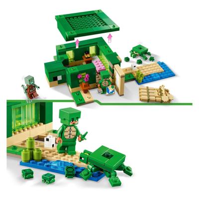 LEGO minecraft 21254 het schildpadstrandhuis
