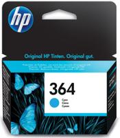 HP inktcartridge 364, 300 pagina&apos;s, OEM CB318EE, cyaan