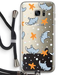 Manta: Samsung Galaxy S7 Edge Transparant Hoesje met koord