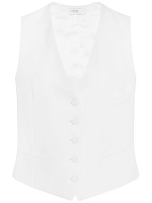 Rosetta Getty veston à col v - Blanc
