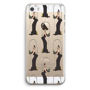 Pop Some Kim: iPhone 5 / 5S / SE Transparant Hoesje