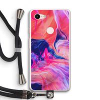 Earth And Ocean: Pixel 3 XL Transparant Hoesje met koord