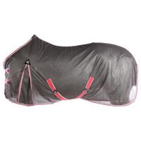 Vliegendeken Epplejeck Summertime, 215 cm in donkergrijs/roze - thumbnail