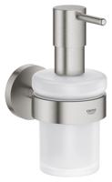 Zeepdispenser GROHE Essentials Met Houder Mat SuperSteel