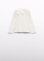 Abel & Lula winter sweater meisjes - wit - turtleneck - gebreid