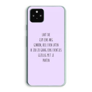 GSM: Google Pixel 5a 5G Transparant Hoesje