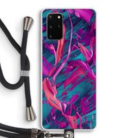 Pink Clouds: Samsung Galaxy S20 Plus Transparant Hoesje met koord