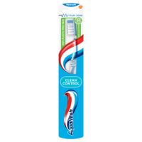 Aquafresh Clean Control Tandenborstel Medium - in 100% plasticvrije verpakking