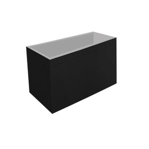 Best Design Onderkast Beauty Greeploos 100 cm Mat Zwart