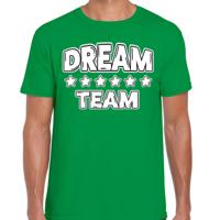 Cadeau Sport T-shirt heren - Dream Team - groen - Team Building - sportkleding voor heren Cadeau Sport T-shirt heren - Dream Team - groen - Team Building - sportkleding voor heren