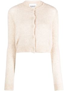 MARANT ÉTOILE cardigan crop Nita à boutonnière - Tons neutres