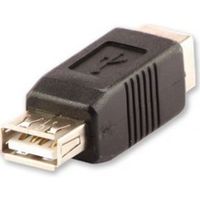 Lindy USB A/B USB B Zwart - thumbnail