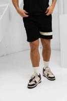 Malelions Captain Korte Broek Heren Zwart/Groen - Maat XS - Kleur: ZwartGroen | Soccerfanshop