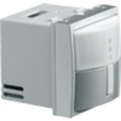 Bewegingsmelder 230V Tehalit aluminium look WS051T