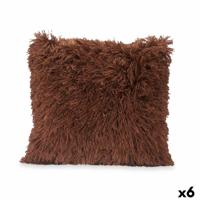 Kussen Bruin Katoen Polyester 45 x 2 x 45 cm (6 Stuks)