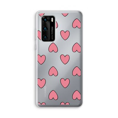 Ondersteboven verliefd: Huawei P40 Transparant Hoesje