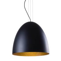 Lyora Zwarte hanglampEgg L Ø 55cm - 9024