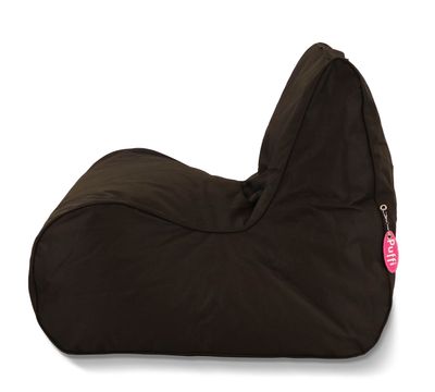 Kinder zitzak 'Lounge' Black - Zwart - Weerbestendig - Puffi