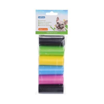 Nobleza Hondenpoepzakjes - 6 Rollen - 90 Poepzakjes - kleurenmix