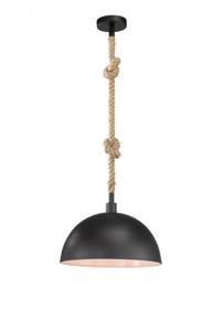 Fischer & Honsel Landelijke hanglamp Rope met touw 60761