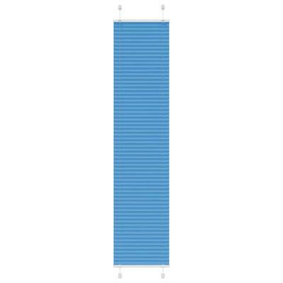 Pliss rolgordijn 40x200 cm stofbreedte 39,4 cm polyester blauw