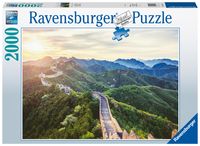 Ravensburger puzzel 2000 stukjes chinese muur in het zonlicht