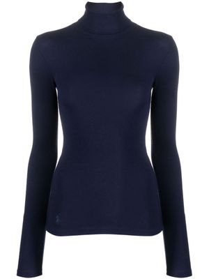 Polo Ralph Lauren pull en coton mélangé à col roulé - Bleu