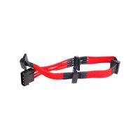 Adapter 4-Pin Molex > 4x 15-Pin SATA 30cm Adapter