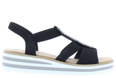 Rieker V02C1-00 Schwarz Zwart 