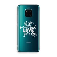 Partner in crime: Huawei Mate 20 Pro Transparant Hoesje