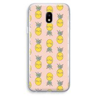 Ananas: Samsung Galaxy J3 (2017) Transparant Hoesje