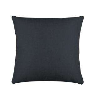 Stof Textile sierkussen Bea - antraciet - 50 x 50 cm - bank kussens - polyester
