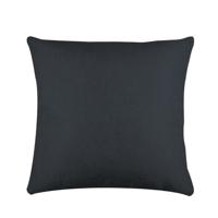 Stof Textile sierkussen Bea - antraciet - 50 x 50 cm - bank kussens - polyester