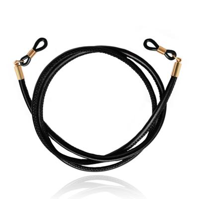 LGT Jewels Zwart PU Leren Koord voor Zonnebril of Leesbril