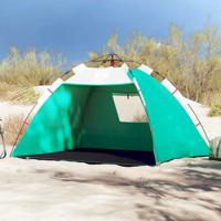 VidaXL Strandtent 2-persoons waterdicht snelontgrendeling zeegroen