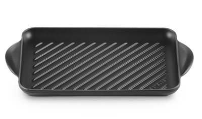 Le Creuset Grillplaat Tradition - Mat Zwart - 38.5 x 22 cm