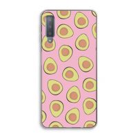 Dancing avocados: Samsung Galaxy A7 (2018) Transparant Hoesje