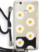 Margrietjes: Huawei Ascend P10 Lite Transparant Hoesje met koord