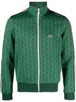 Lacoste veste zippée Paris à motif monogrammé - Vert