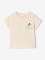 T-shirt met korte mouwen baby jongen ecru