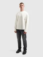 Pure Path Name Dropping Longsleeve T-Shirt Heren Gebroken Wit - Maat L - Kleur: Gebroken Wit | Soccerfanshop